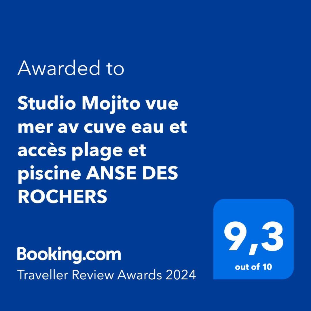 Studio Mojito Vue Mer,Piscine Avec Cuve Eau Et Acces Plage Et Piscine Anse Des Rochers Saint-Francois (Grande-Terre) Exterior foto